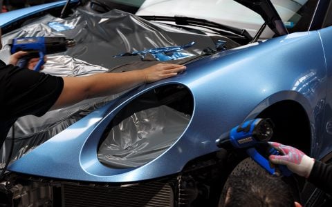 Porsche 911 Carrera 4S - Full vehicle color-change vinyl wrap, ceramic coating, paint machine polishing and more 6 Porsche 911 Carrera 4S - Full vehicle color-change vinyl wrap, ceramic coating, paint machine polishing and more