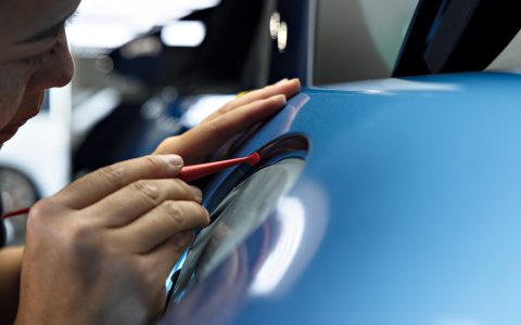 Porsche 911 Carrera 4S - Full vehicle color-change vinyl wrap, ceramic coating, paint machine polishing and more 7 Porsche 911 Carrera 4S - Full vehicle color-change vinyl wrap, ceramic coating, paint machine polishing and more