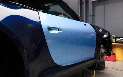 Porsche 911 Carrera 4S - Full vehicle color-change vinyl wrap, ceramic coating, paint machine polishing and more 9 Porsche 911 Carrera 4S - Full vehicle color-change vinyl wrap, ceramic coating, paint machine polishing and more