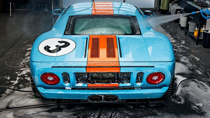 2006 Ford GT Heritage - XPEL Ultimate Plus PPF, interior & exterior concours detailing, Full vehicle paint machine polishing