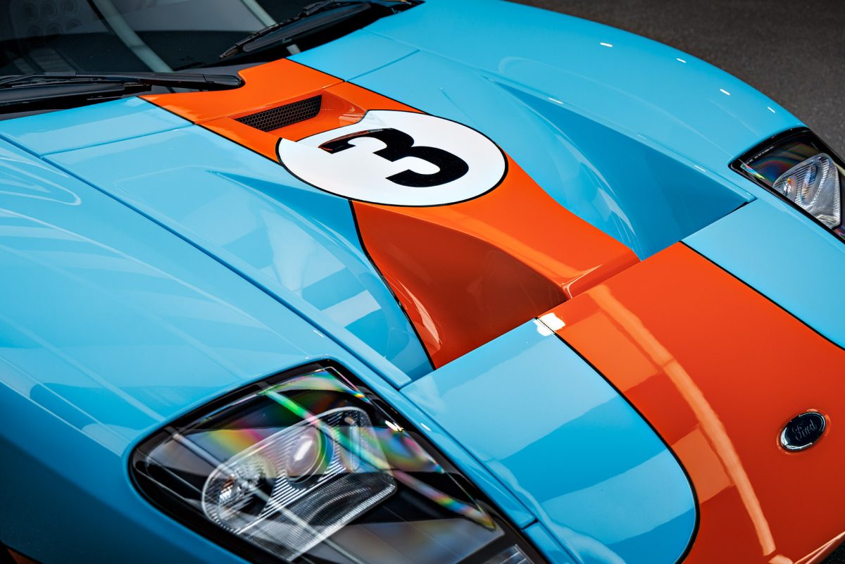 2006 Ford GT Heritage - XPEL Ultimate Plus PPF, interior & exterior concours detailing, Full vehicle paint machine polishing