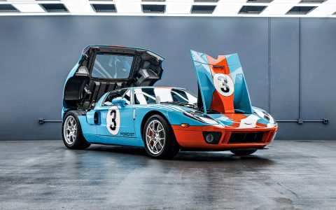 2006 Ford GT Heritage - XPEL Ultimate Plus PPF, interior & exterior concours detailing, Full vehicle paint machine polishing