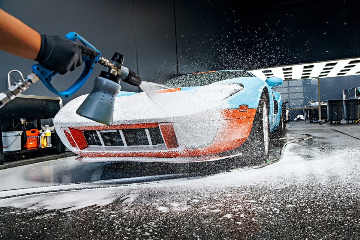 2006 Ford GT Heritage - XPEL Ultimate Plus PPF, interior & exterior concours detailing, Full vehicle paint machine polishing