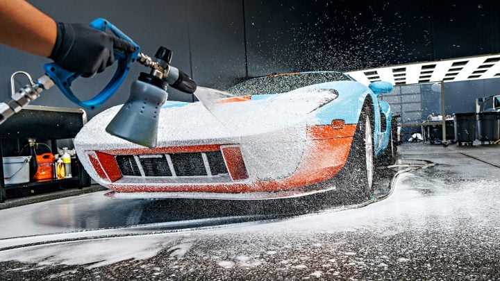 2006 Ford GT Heritage - XPEL Ultimate Plus PPF, interior & exterior concours detailing, Full vehicle paint machine polishing