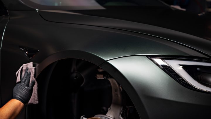 Dark Sage 2026 Tesla Model S - Full vehicle color-change vinyl, Ceramic Coating And More