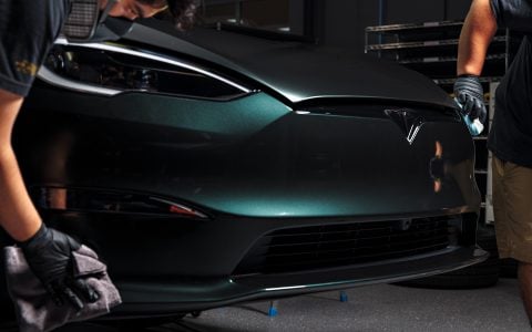 Dark Sage 2026 Tesla Model S - Full vehicle color-change vinyl, Ceramic Coating And More 19 Dark Sage 2026 Tesla Model S - Full vehicle color-change vinyl, Ceramic Coating And More