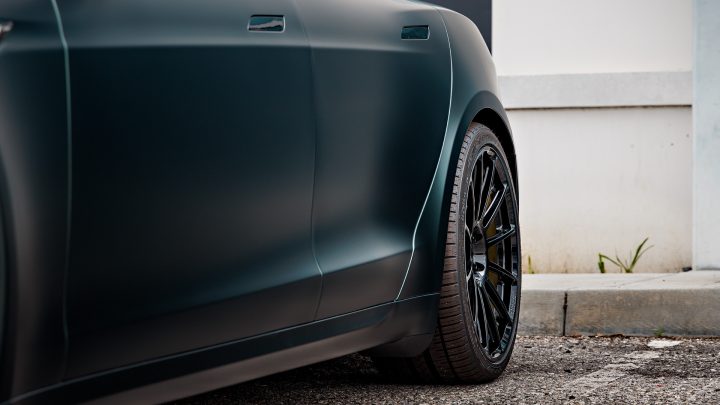 Dark Sage 2026 Tesla Model S - Full vehicle color-change vinyl, Ceramic Coating And More