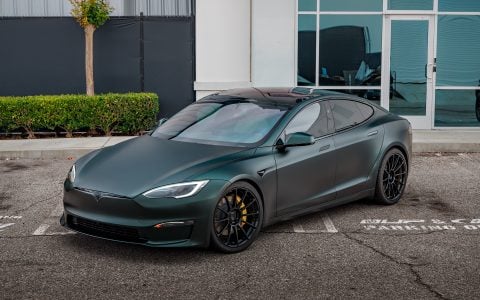 Dark Sage 2026 Tesla Model S - Full vehicle color-change vinyl, Ceramic Coating And More 15 Dark Sage 2026 Tesla Model S - Full vehicle color-change vinyl, Ceramic Coating And More