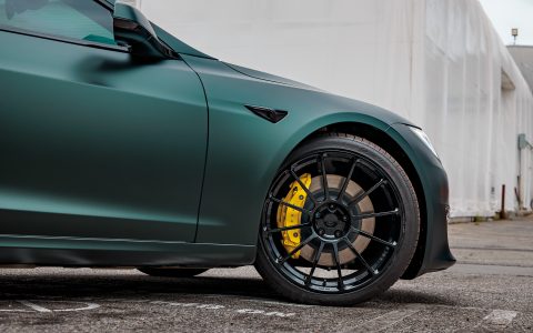 Dark Sage 2026 Tesla Model S - Full vehicle color-change vinyl, Ceramic Coating And More 14 Dark Sage 2026 Tesla Model S - Full vehicle color-change vinyl, Ceramic Coating And More