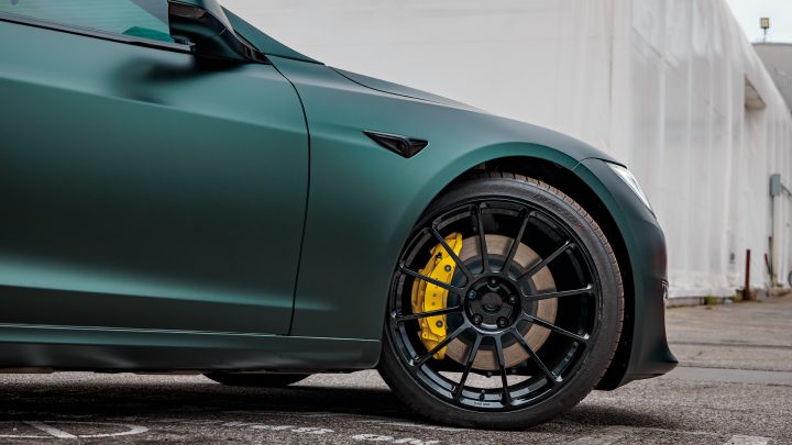 Dark Sage 2026 Tesla Model S - Full vehicle color-change vinyl, Ceramic Coating And More