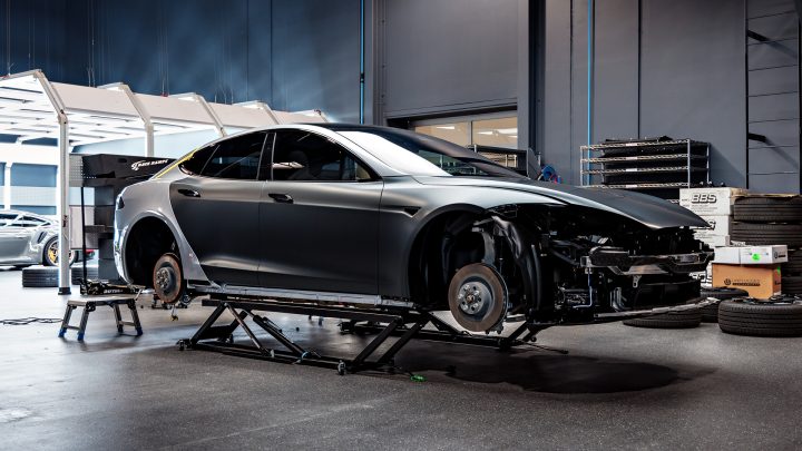 Dark Sage 2026 Tesla Model S - Full vehicle color-change vinyl, Ceramic Coating And More