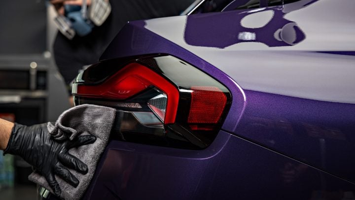 BMW M240i - High gloss paint polishing, nano-ceramic window tint and ceramic coating