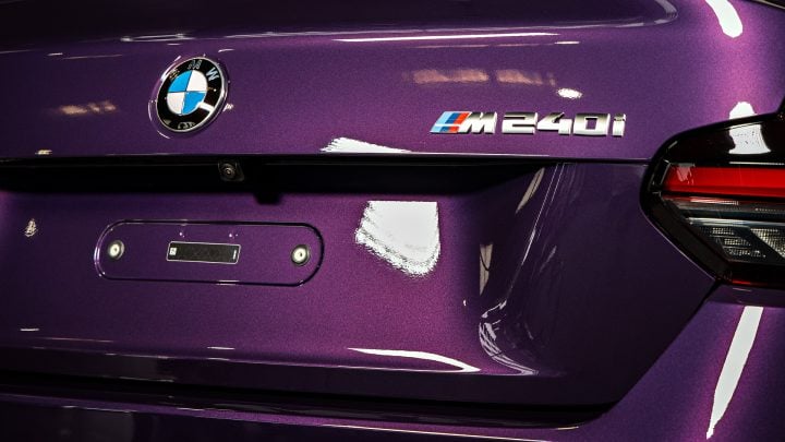 BMW M240i - High gloss paint polishing, nano-ceramic window tint and ceramic coating