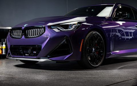 BMW M240i - High gloss paint polishing, nano-ceramic window tint and ceramic coating