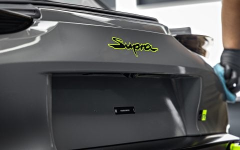 Toyota A90 Supra - Full vehicle color-change vinyl wrap, PPF, window tint, ceramic coating and more 23 Toyota A90 Supra - Full vehicle color-change vinyl wrap, PPF, window tint, ceramic coating and more