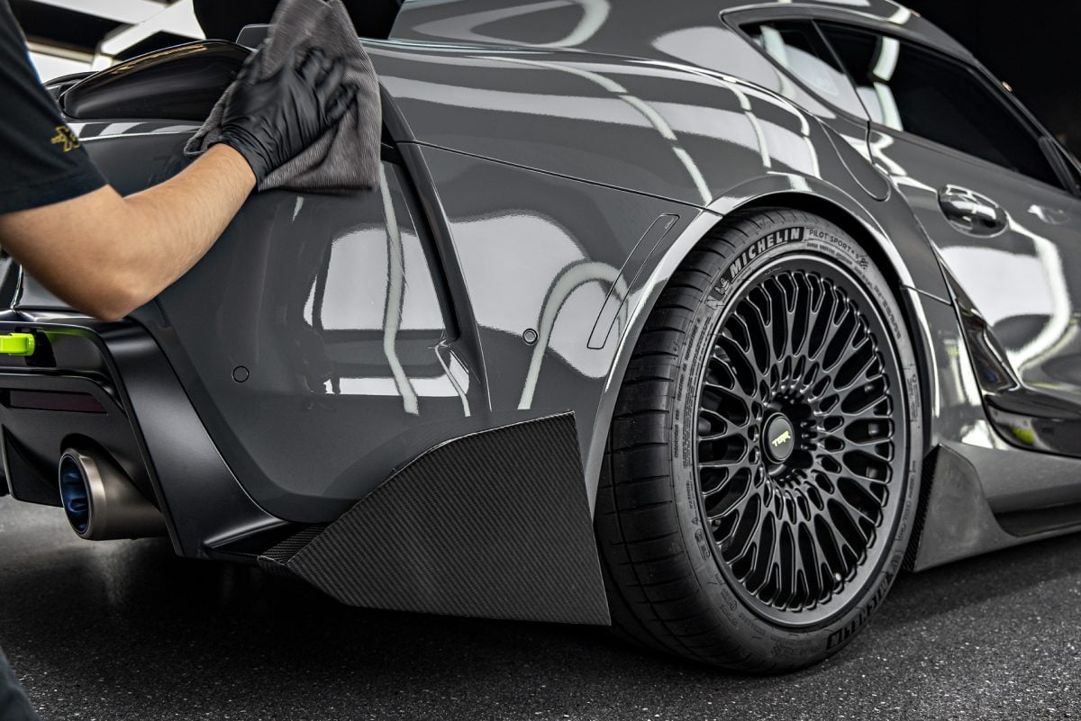 Toyota A90 Supra - Full vehicle color-change vinyl wrap, PPF, window tint, ceramic coating and more