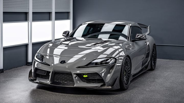 Toyota A90 Supra - Full vehicle color-change vinyl wrap, PPF, window tint, ceramic coating and more