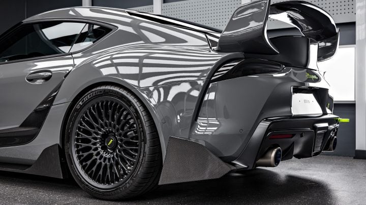 Toyota A90 Supra - Full vehicle color-change vinyl wrap, PPF, window tint, ceramic coating and more