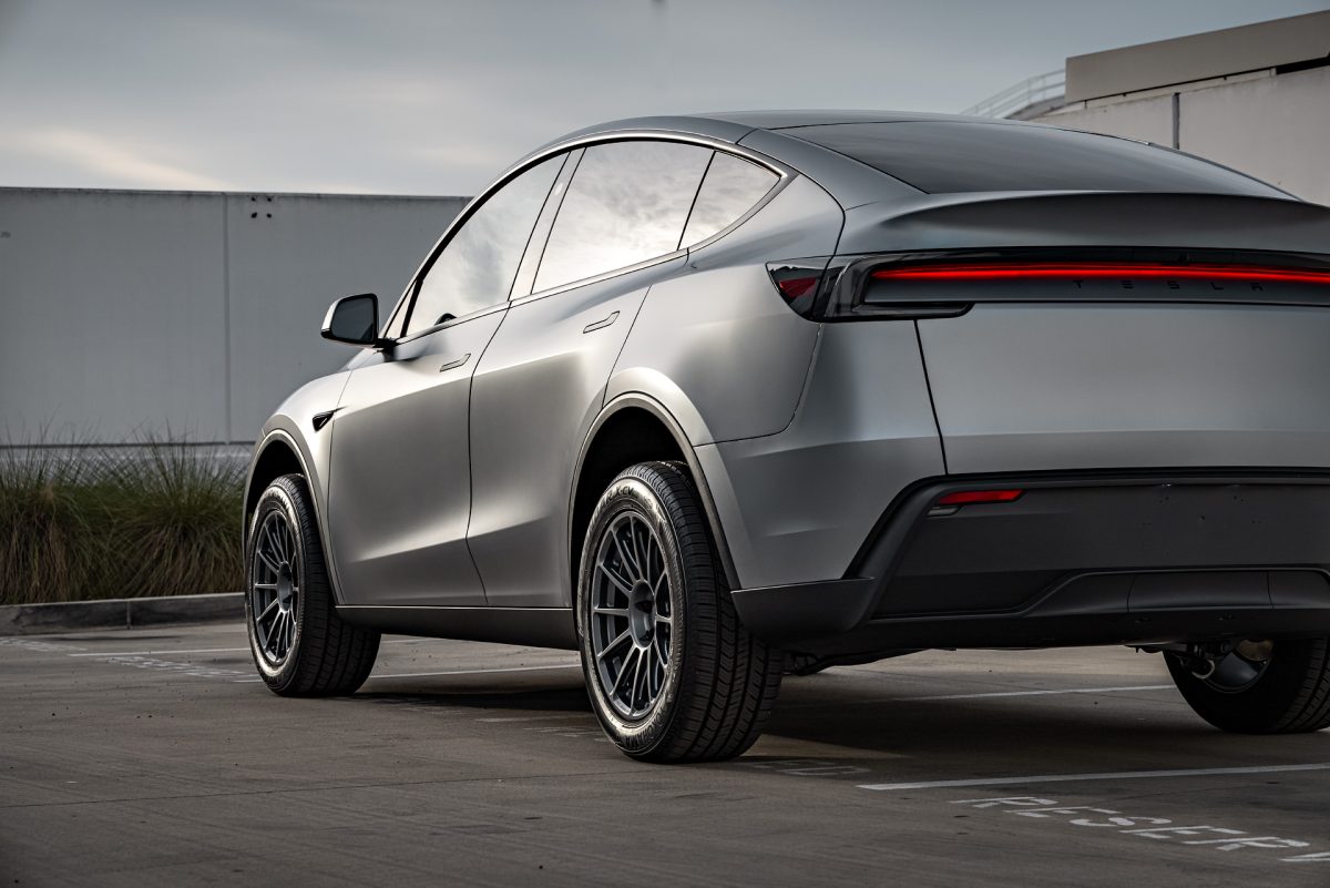 Stealth Quicksilver Tesla Model Y Juniper - Full vehicle XPEL Stealth PPF and matte ceramic coating