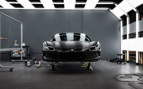 Stealth Ferrari 296 GTB - Full vehicle XPEL Stealth PPF, XR Plus nano-ceramic window tint and matte ceramic coating