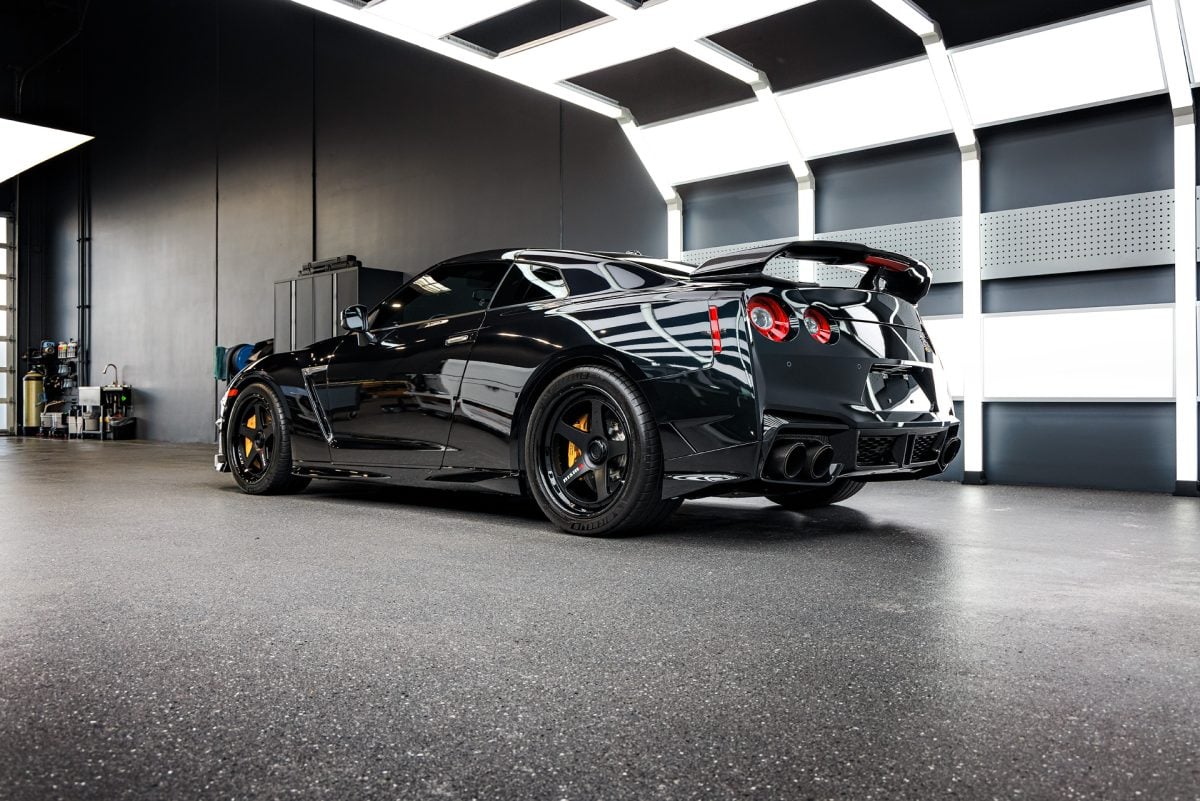 Black Nissan GT-R - Full vehicle XPEL Ultimate Plus PPF, XPEL Prime XR Plus nano-ceramic window tint