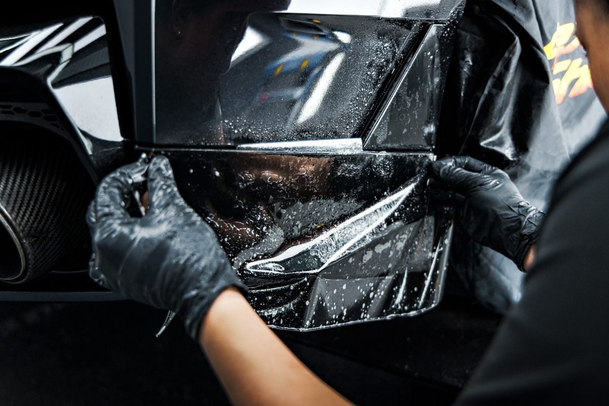 Black Nissan GT-R - Full vehicle XPEL Ultimate Plus PPF, XPEL Prime XR Plus nano-ceramic window tint