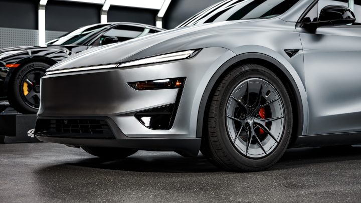 Stealth Quicksilver Tesla Model Y Performance - Full Vehicle XPEL Stealth PPF, Window Tint and Unplugged Performance Wheels