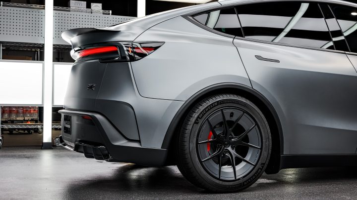 Stealth Quicksilver Tesla Model Y Performance - Full Vehicle XPEL Stealth PPF, Window Tint and Unplugged Performance Wheels