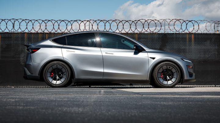 Stealth Quicksilver Tesla Model Y Performance - Full Vehicle XPEL Stealth PPF, Window Tint and Unplugged Performance Wheels