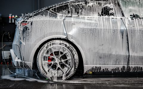 Stealth Quicksilver Tesla Model Y Performance - Full Vehicle XPEL Stealth PPF, Window Tint and Unplugged Performance Wheels 2 Stealth Quicksilver Tesla Model Y Performance - Full Vehicle XPEL Stealth PPF, Window Tint and Unplugged Performance Wheels