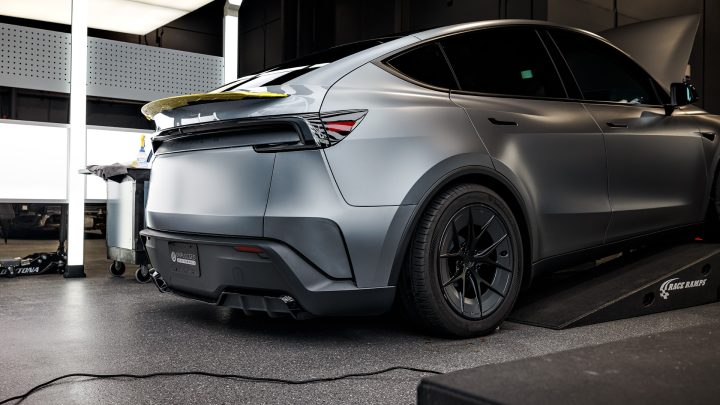 Stealth Quicksilver Tesla Model Y Performance - Full Vehicle XPEL Stealth PPF, Window Tint and Unplugged Performance Wheels