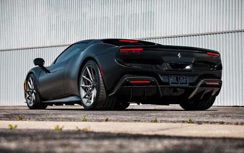 Stealth Ferrari 296 GTB – Full vehicle XPEL Stealth PPF, XR Plus nano-ceramic window tint and Novitec x Vossen Wheels