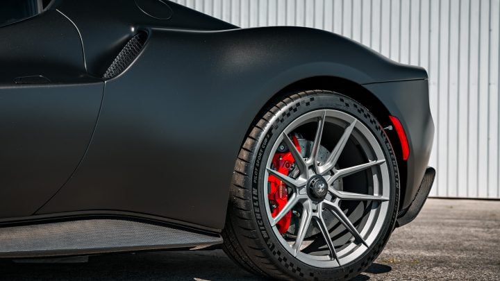 Stealth Ferrari 296 GTB – Full vehicle XPEL Stealth PPF, XR Plus nano-ceramic window tint and Novitec x Vossen Wheels