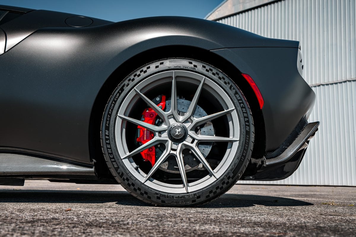 Stealth Ferrari 296 GTB – Full vehicle XPEL Stealth PPF, XR Plus nano-ceramic window tint and Novitec x Vossen Wheels