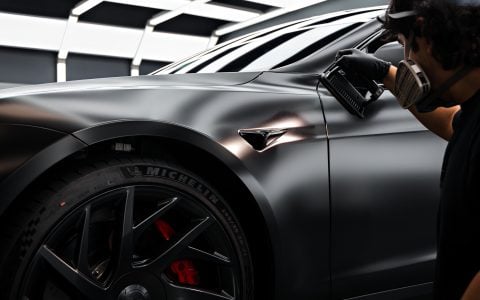 2026 Stealth Tesla Model S Plaid - PPF, XPEL Prime XR Plus premium nano-ceramic window tint, matte ceramic coating and More