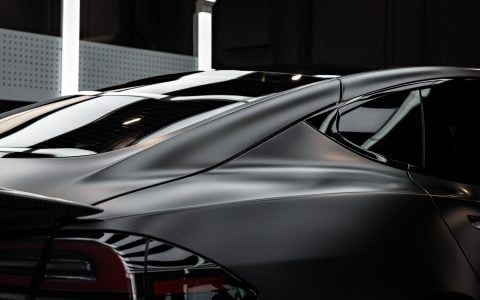 2026 Stealth Tesla Model S Plaid - PPF, XPEL Prime XR Plus premium nano-ceramic window tint, matte ceramic coating and More