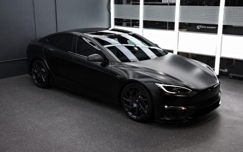 2026 Stealth Tesla Model S Plaid - PPF, XPEL Prime XR Plus premium nano-ceramic window tint, matte ceramic coating and More