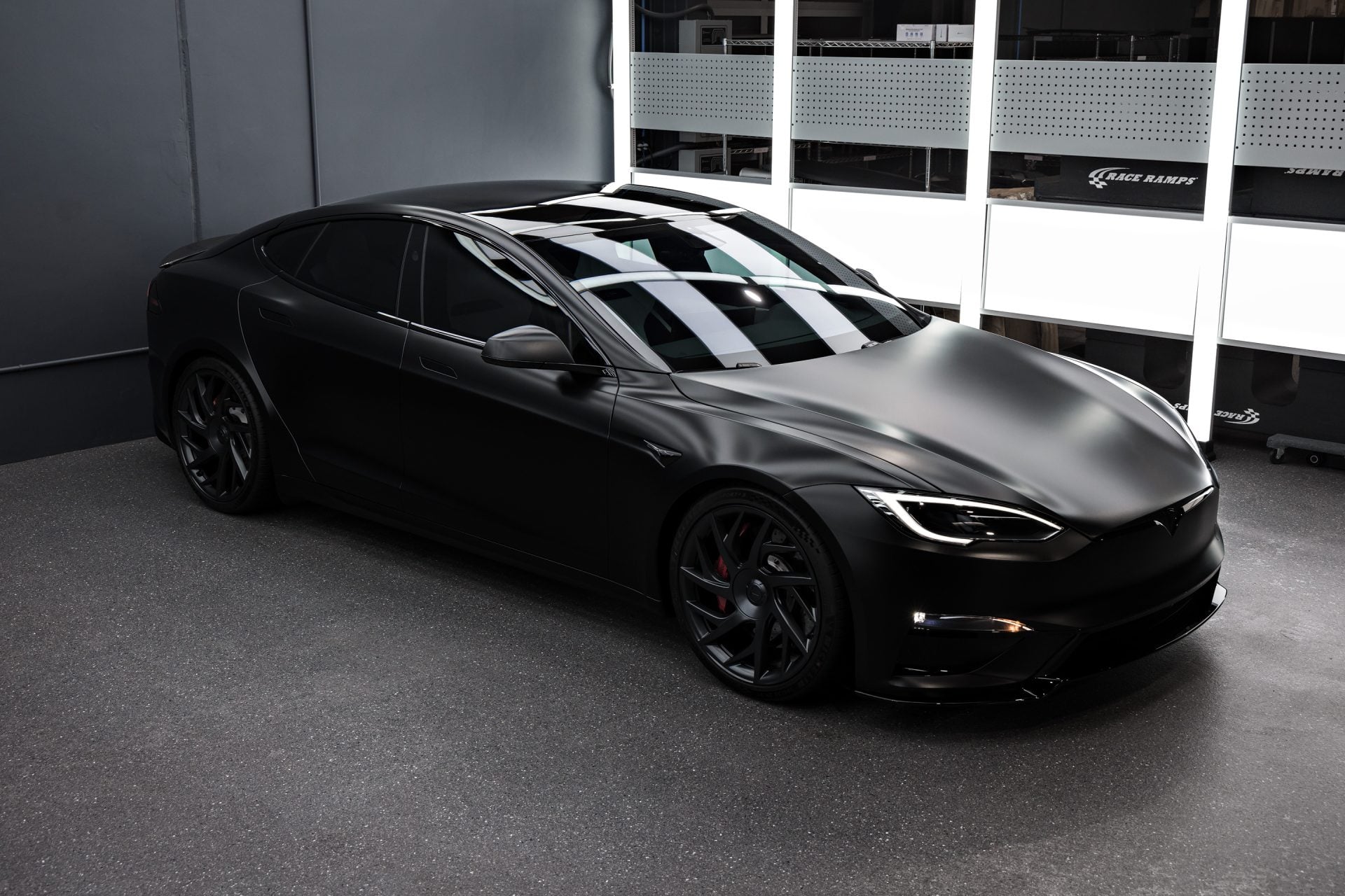 2026 Stealth Tesla Model S Plaid – PPF,  XPEL Prime XR Plus premium nano-ceramic window tint, matte ceramic coating and More