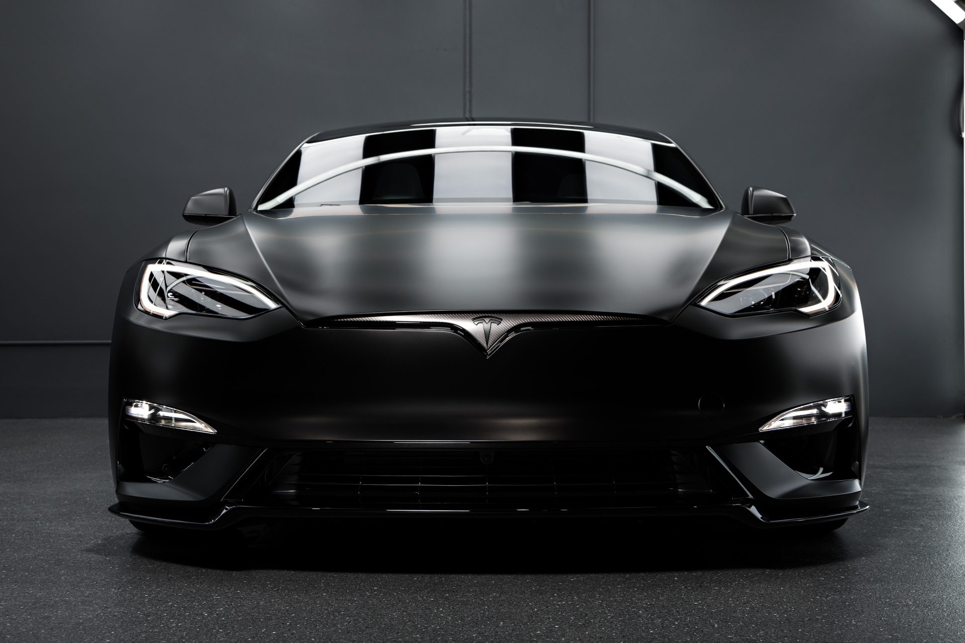 2026 Stealth Tesla Model S Plaid - PPF, XPEL Prime XR Plus premium nano-ceramic window tint, matte ceramic coating and More 38 2026 Stealth Tesla Model S Plaid - PPF, XPEL Prime XR Plus premium nano-ceramic window tint, matte ceramic coating and More