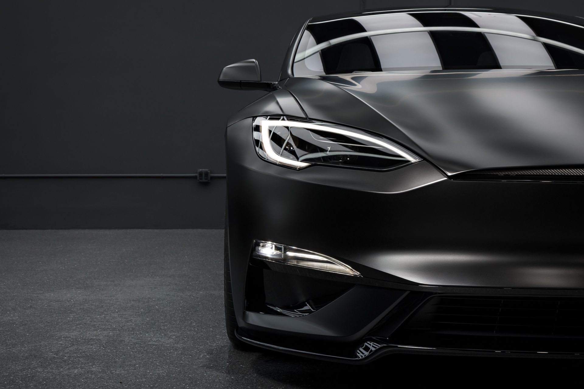 2026 Stealth Tesla Model S Plaid - PPF, XPEL Prime XR Plus premium nano-ceramic window tint, matte ceramic coating and More 40 2026 Stealth Tesla Model S Plaid - PPF, XPEL Prime XR Plus premium nano-ceramic window tint, matte ceramic coating and More