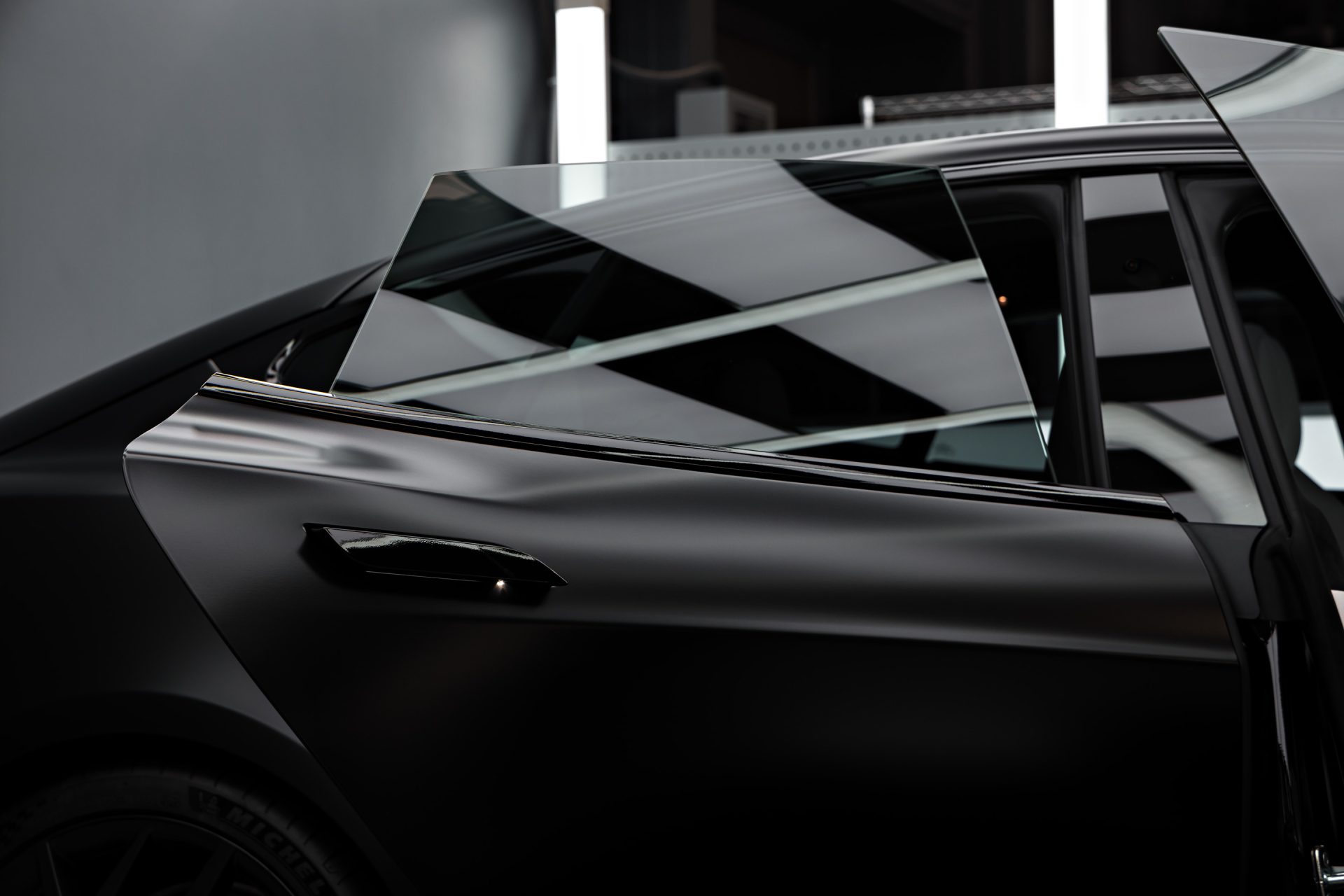 2026 Stealth Tesla Model S Plaid - PPF, XPEL Prime XR Plus premium nano-ceramic window tint, matte ceramic coating and More 43 2026 Stealth Tesla Model S Plaid - PPF, XPEL Prime XR Plus premium nano-ceramic window tint, matte ceramic coating and More