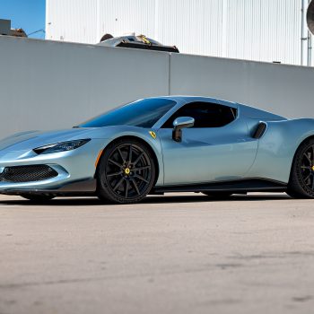 Azzurro California Ferrari 296 GTS Gets Upgraded With NOVITEC Carbon Fiber & Detailed