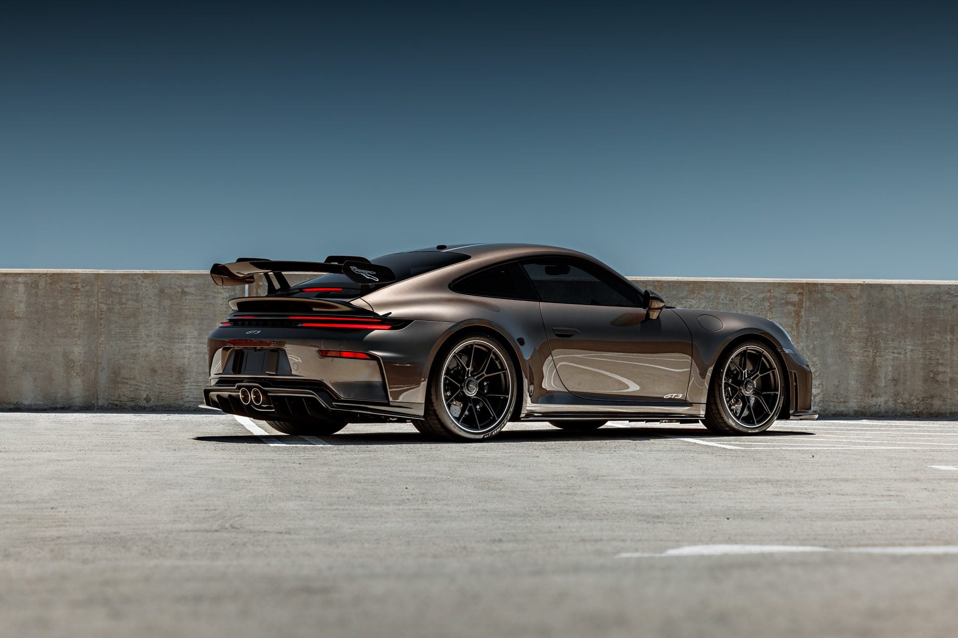 Porsche 992.2 GT3 in PTS Anthracite Brown Metallic – XPEL Prime XR Plus nano-ceramic window tint, XPEL Ultimate Plus PPF