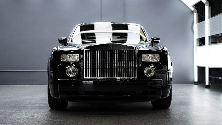 Black Diamond Rolls Royce Phantom In For Paint Correction & Ceramic Coating In Our LA Shop