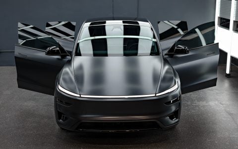 Stealth Gray Tesla Juniper Model Y Performance - XPEL Stealth PPF, nano-ceramic window tint, ceramic coating 20 BPAS Tesla Model Y Juniper Performance Stealth PPF Tint Ceramic Coating 1920px (21)
