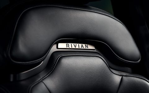 Limestone Rivian R1S: Full-Vehicle XPEL Ultimate Plus PPF, Prime XR Plus Ceramic Tint, and Matte Black Emblems at Bulletproof Auto Spa 14 BPAS Rivian F1S Paint Protection Film 1920px (10)